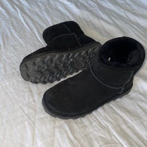 BearPaw Black Ankle Boots